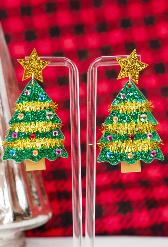 Rockin Around The Christmas Tree Earrings