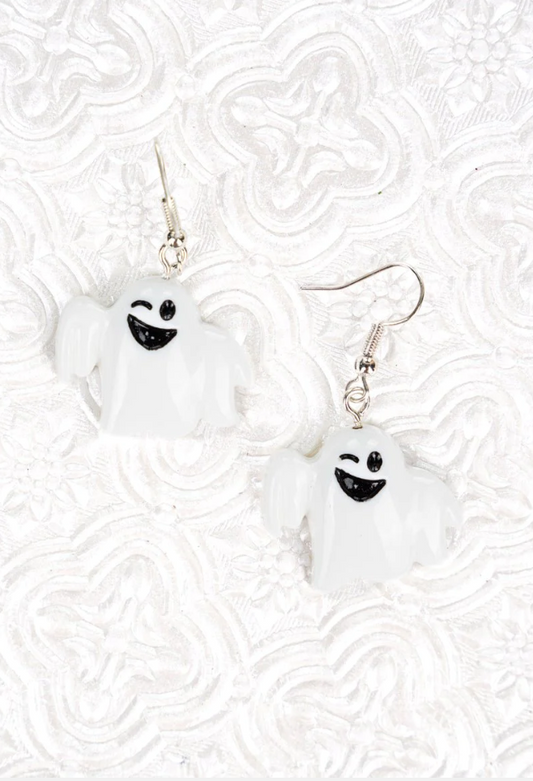 Boo! Ghost Earrings