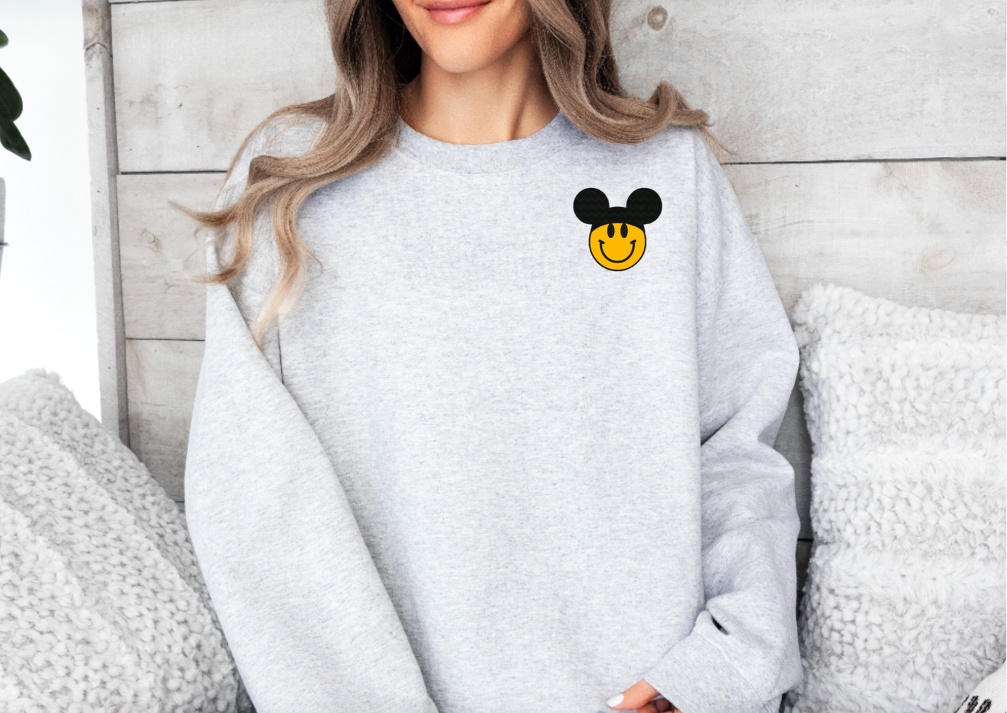 Cartoon Mickey Ears Sweatshirt