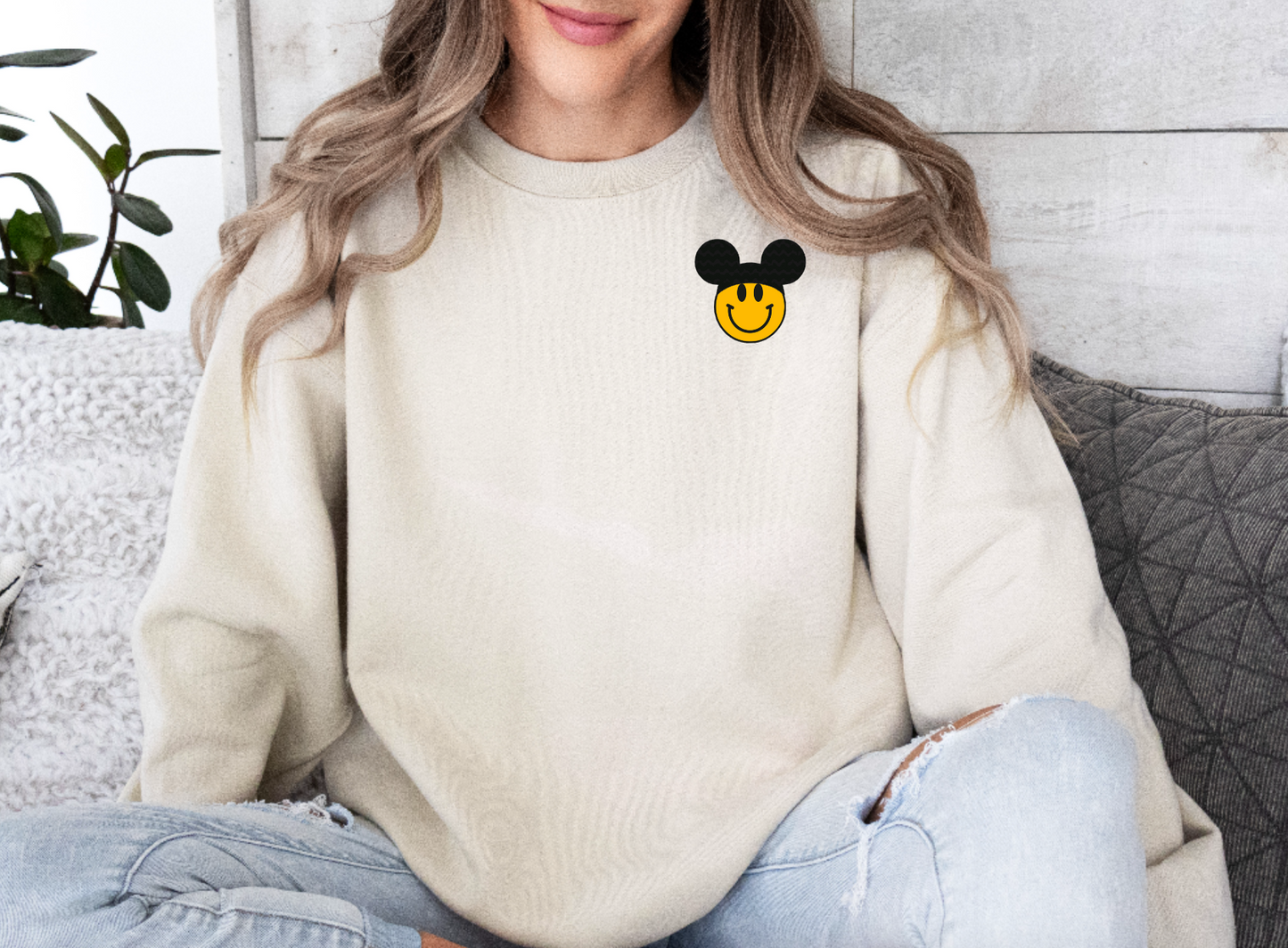 Cartoon Mickey Ears Sweatshirt