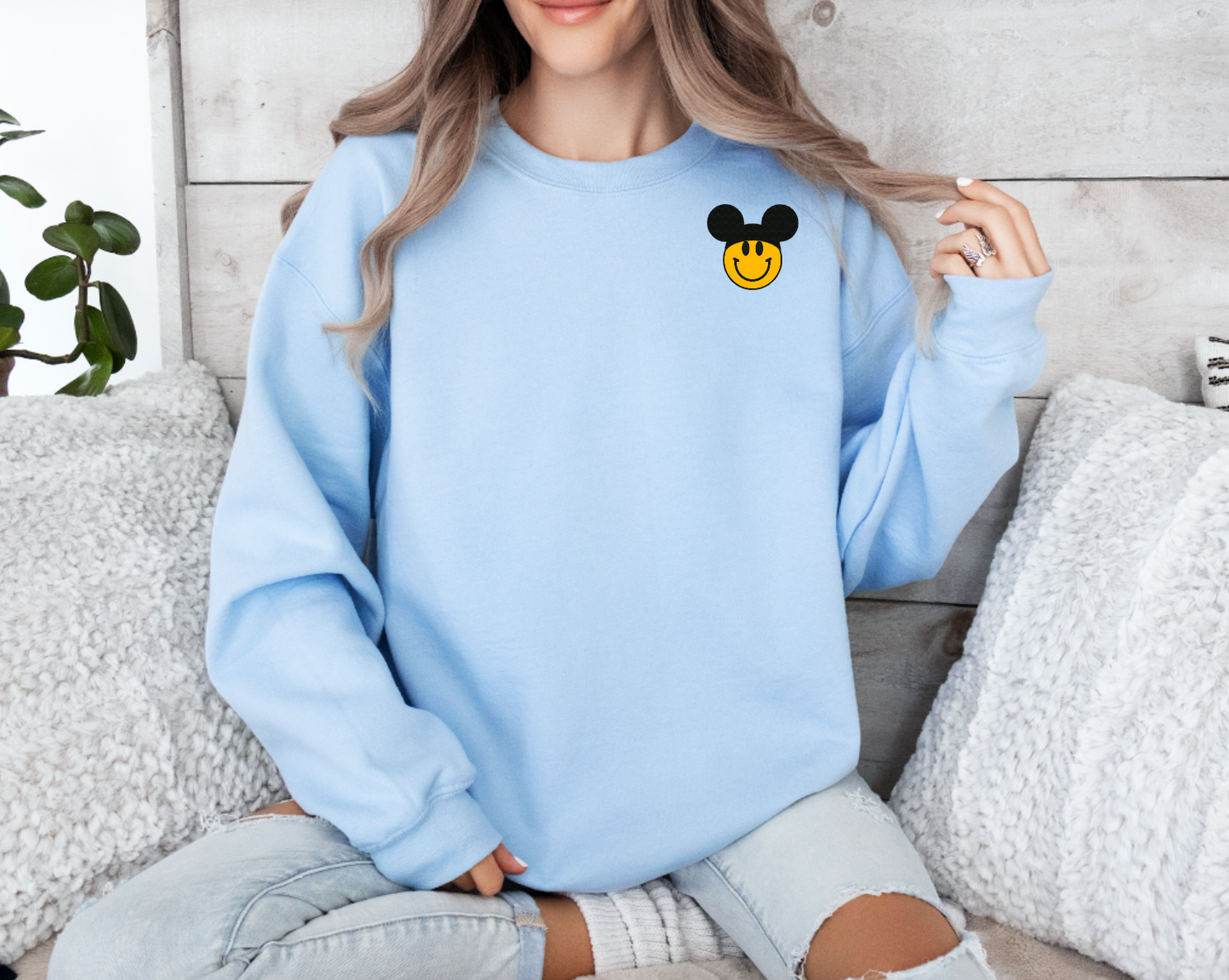 Cartoon Mickey Ears Sweatshirt