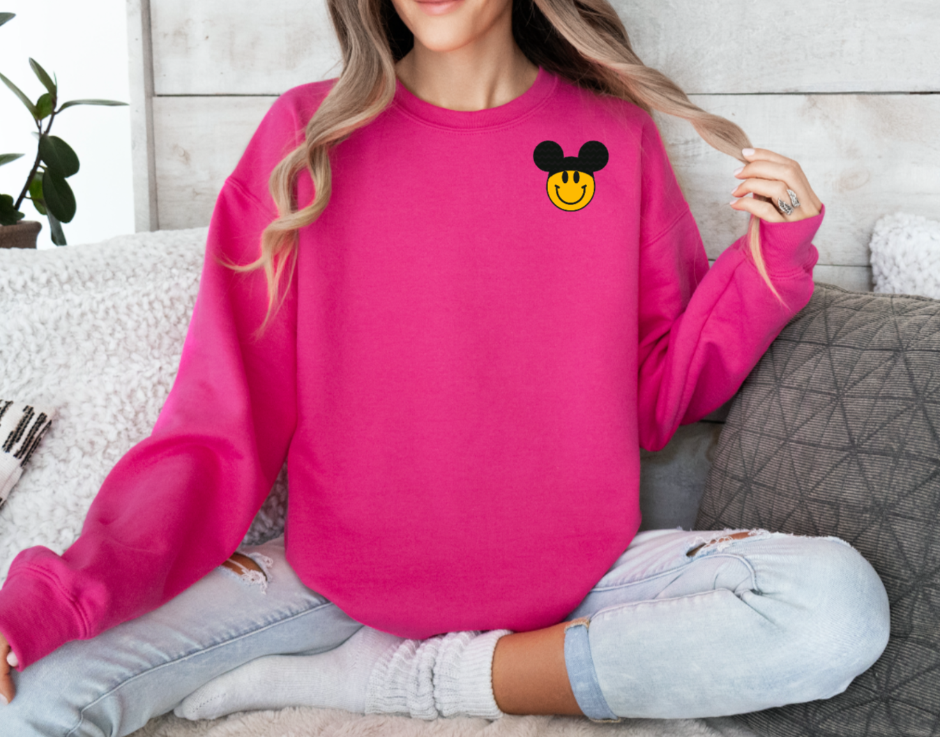 Cartoon Mickey Ears Sweatshirt