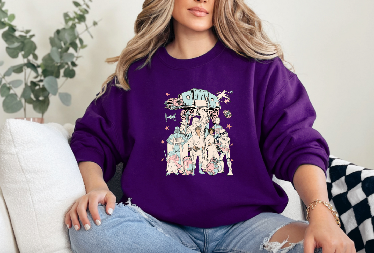 Another Galaxy Trendy Art Graphic Sweatshirt