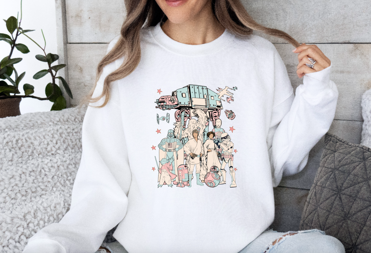 Another Galaxy Trendy Art Graphic Sweatshirt