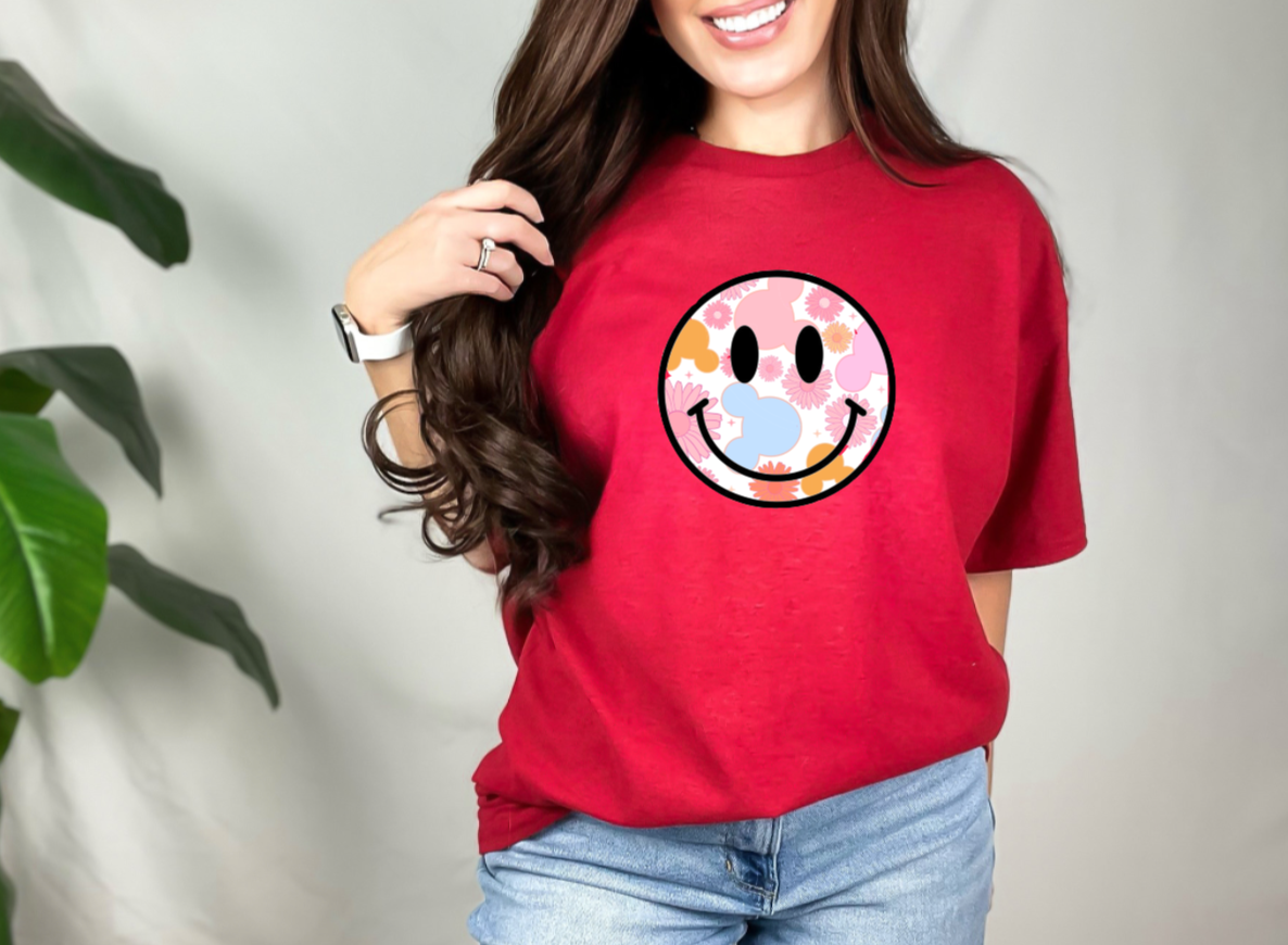 Smiliest Place On Earth Trendy Graphic T-Shirt