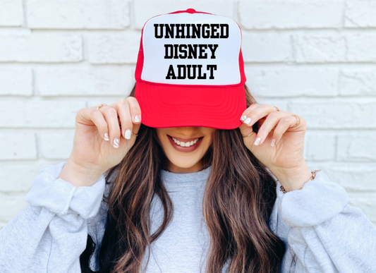 Unhinged Disney Adult Trendy Trucker Hat