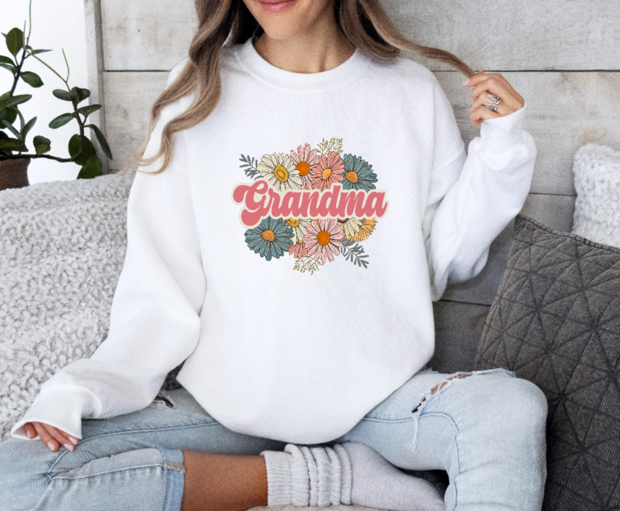 Grandma Floral Sweatshirt