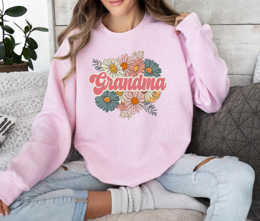 Grandma Floral Sweatshirt