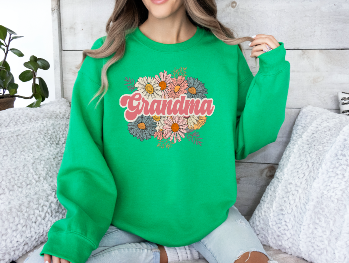 Grandma Floral Sweatshirt