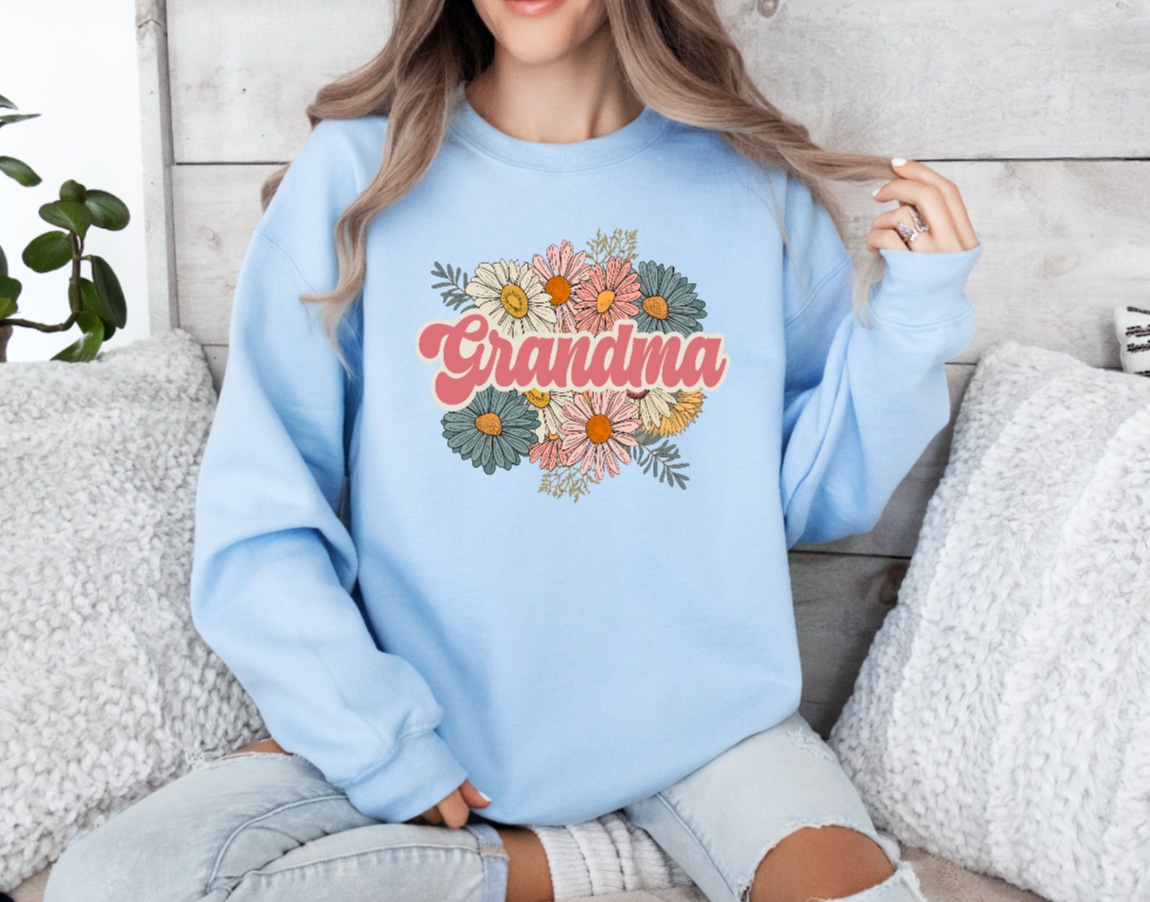 Grandma Floral Sweatshirt