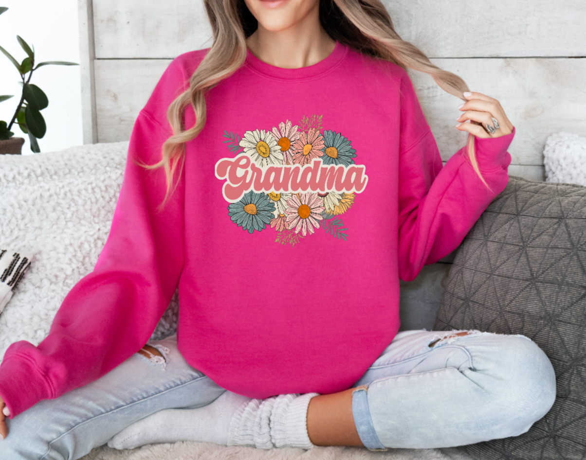 Grandma Floral Sweatshirt