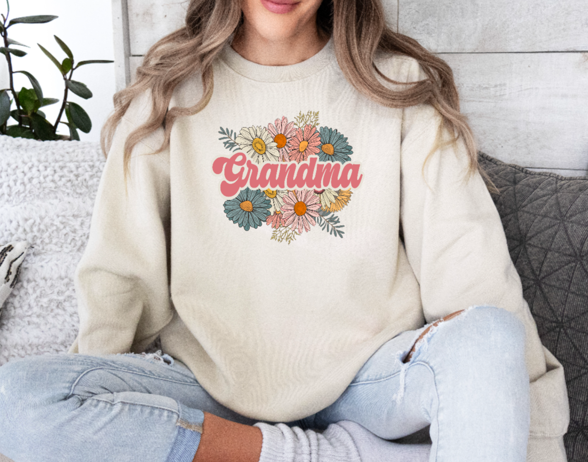 Grandma Floral Sweatshirt