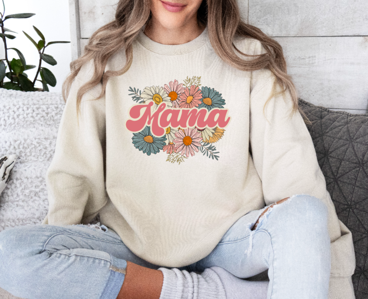 Mama Floral Sweatshirt