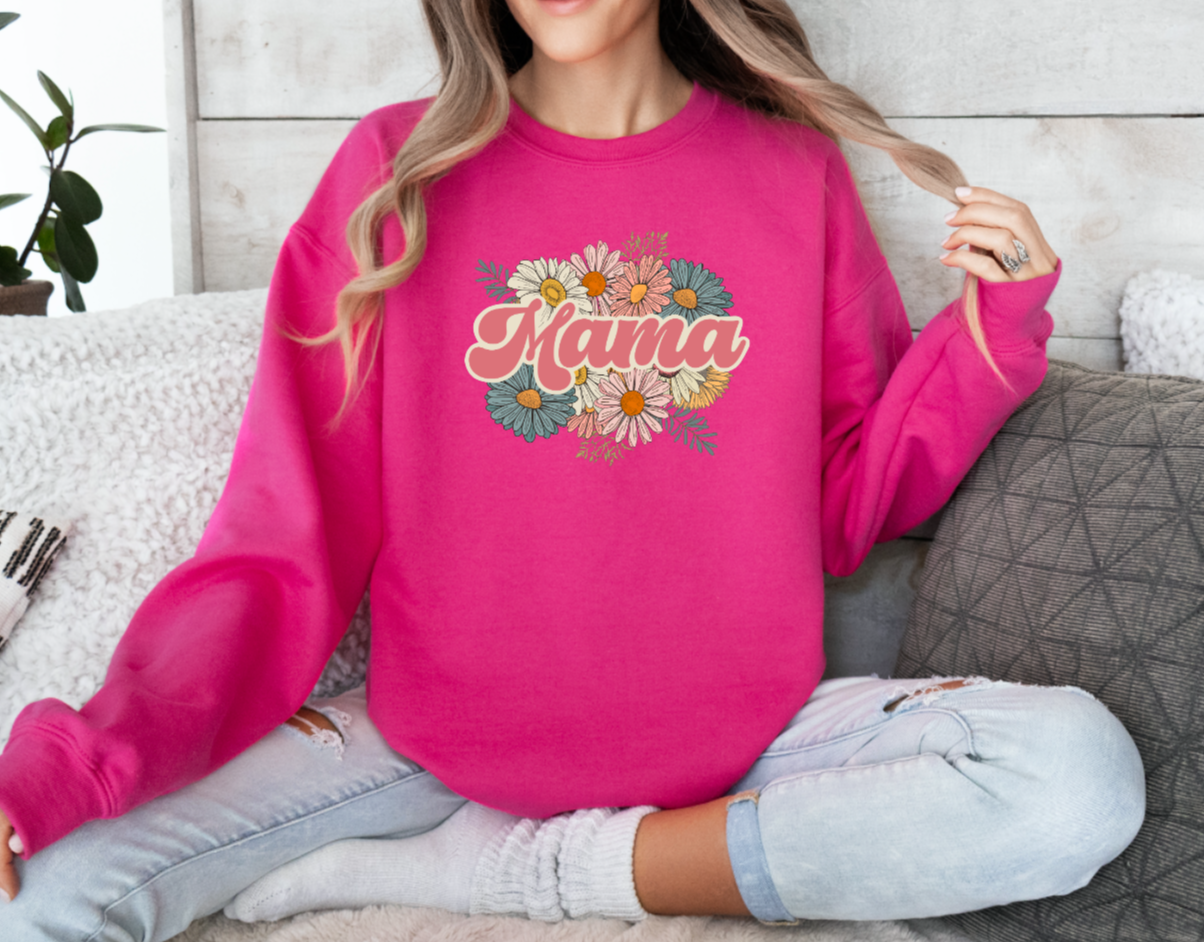 Mama Floral Sweatshirt