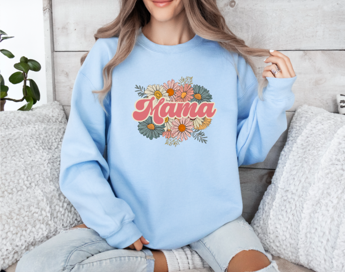 Mama Floral Sweatshirt