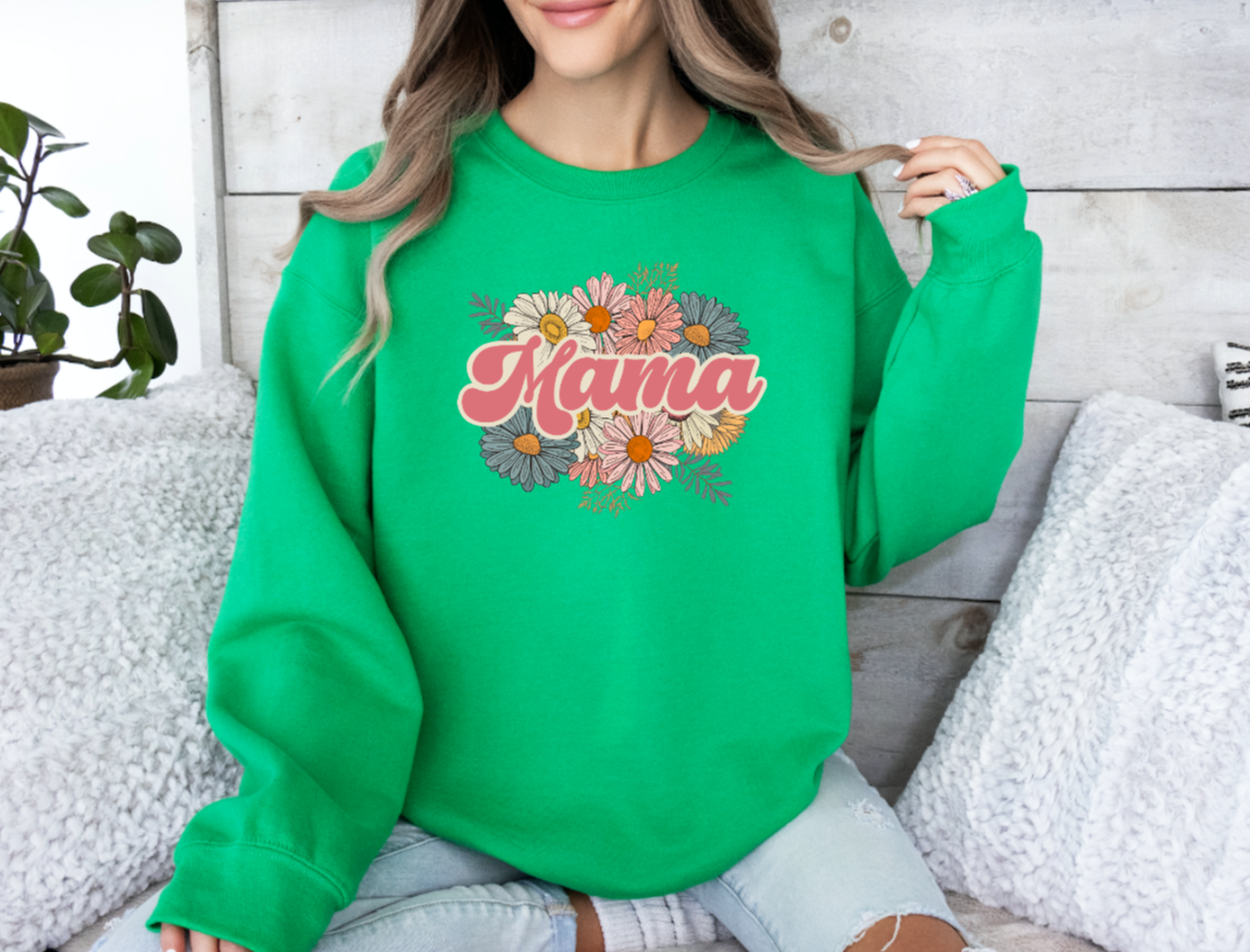 Mama Floral Sweatshirt