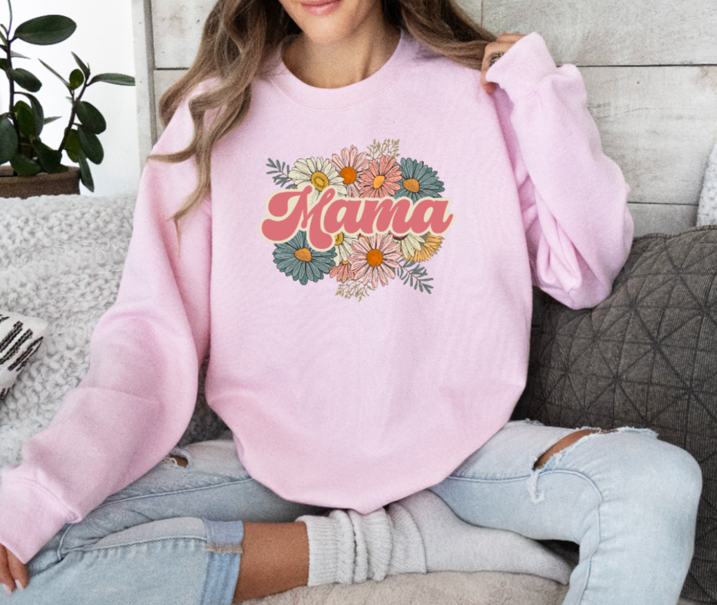 Mama Floral Sweatshirt