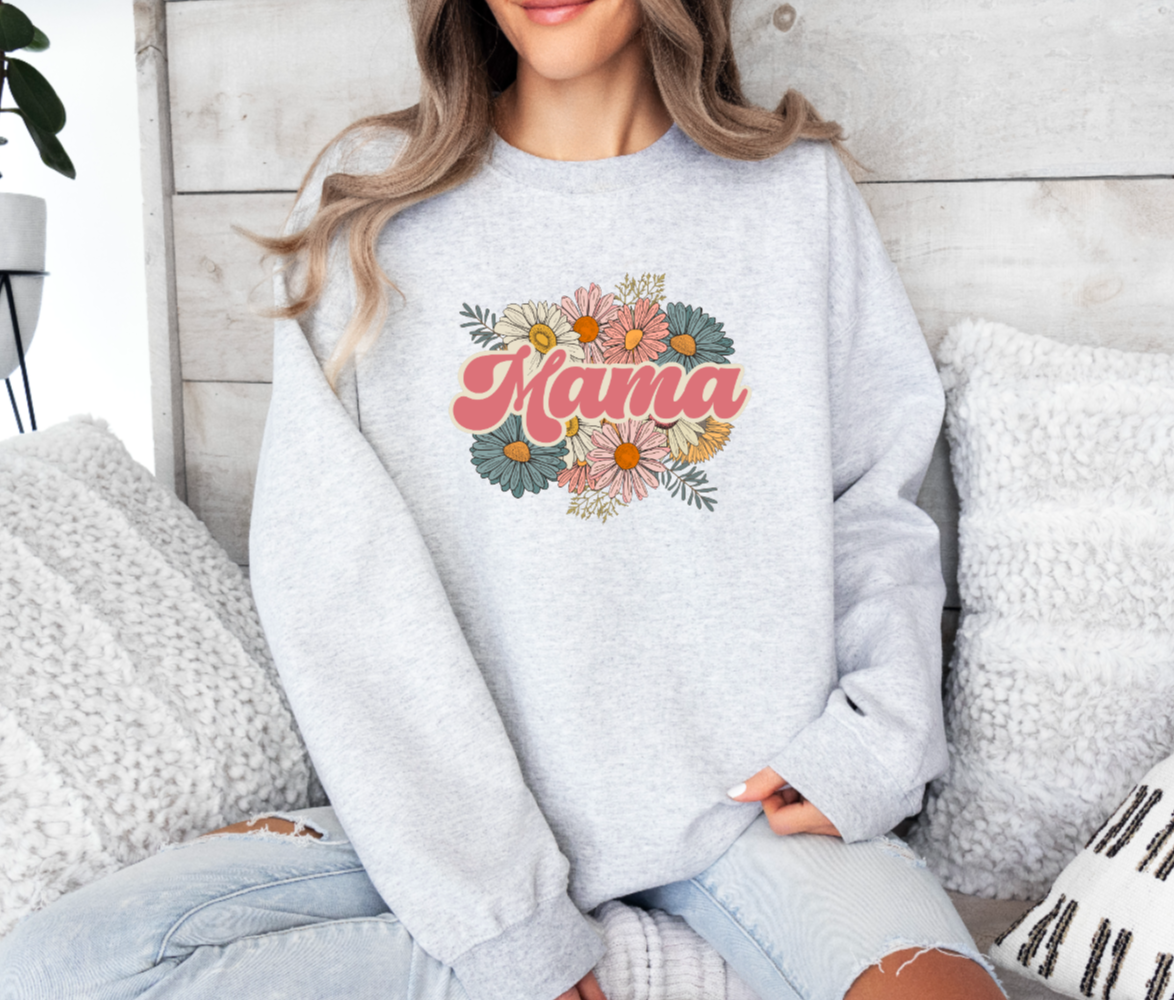 Mama Floral Sweatshirt