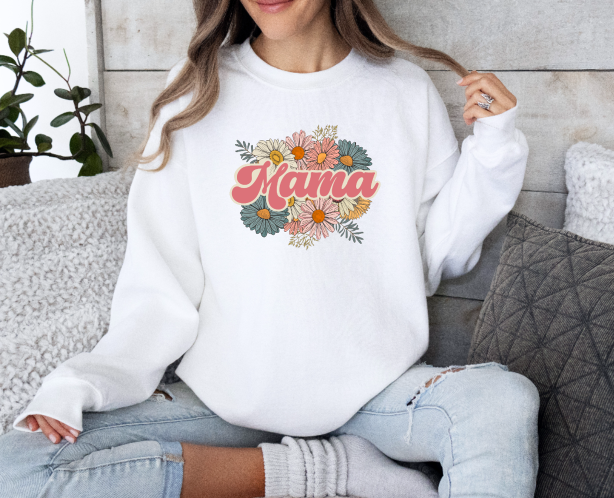 Mama Floral Sweatshirt