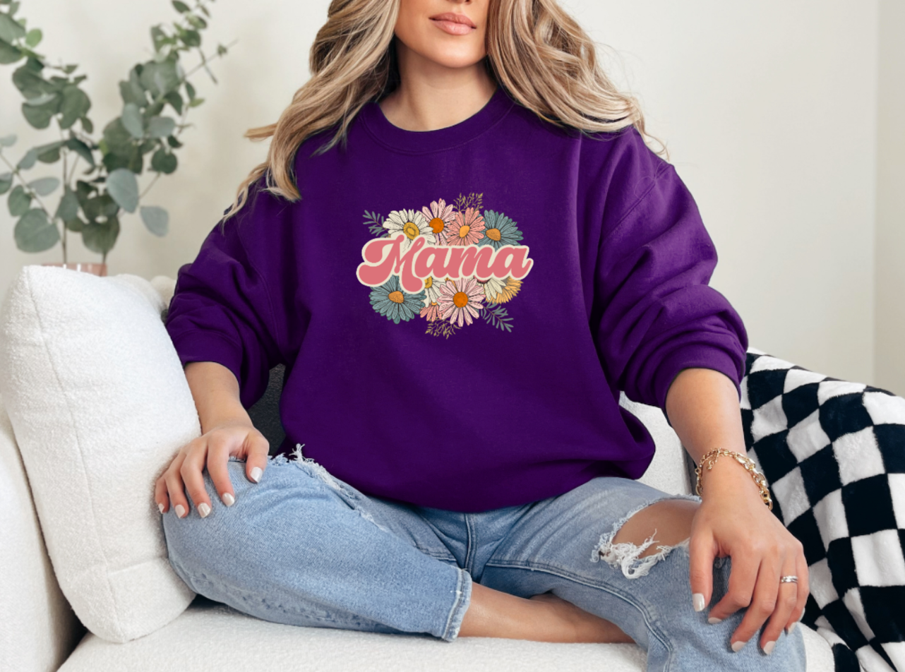 Mama Floral Sweatshirt