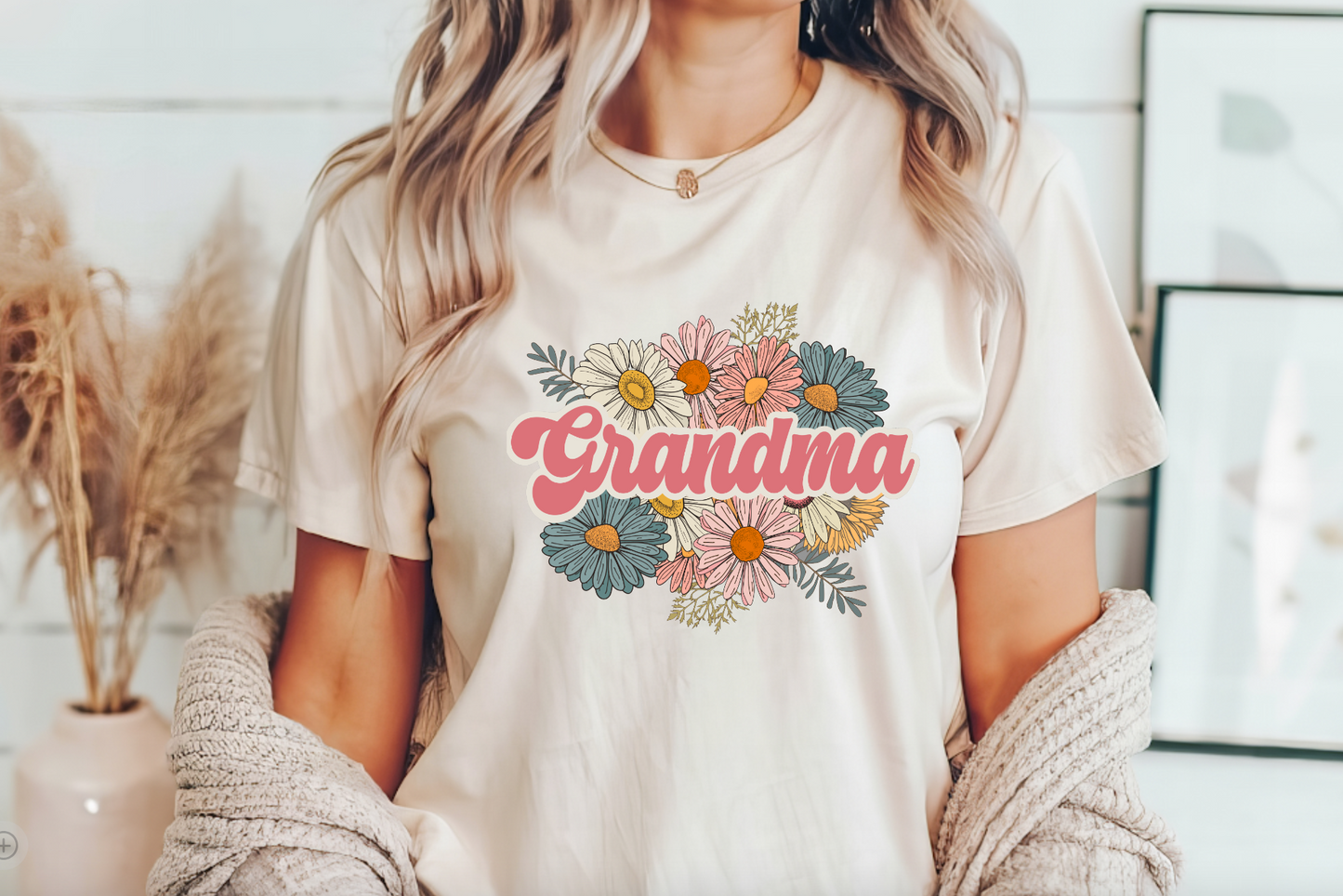 Floral Grandma Trendy T-Shirt