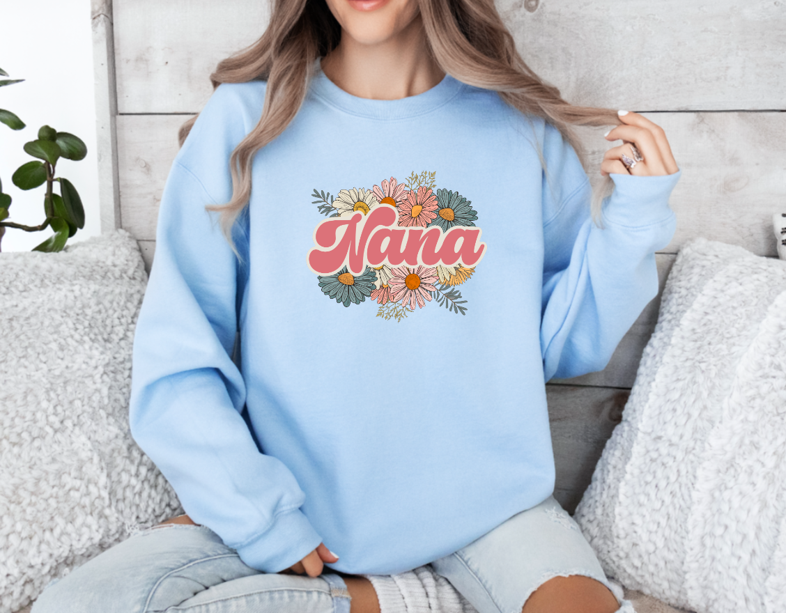 Nana Floral Sweatshirt