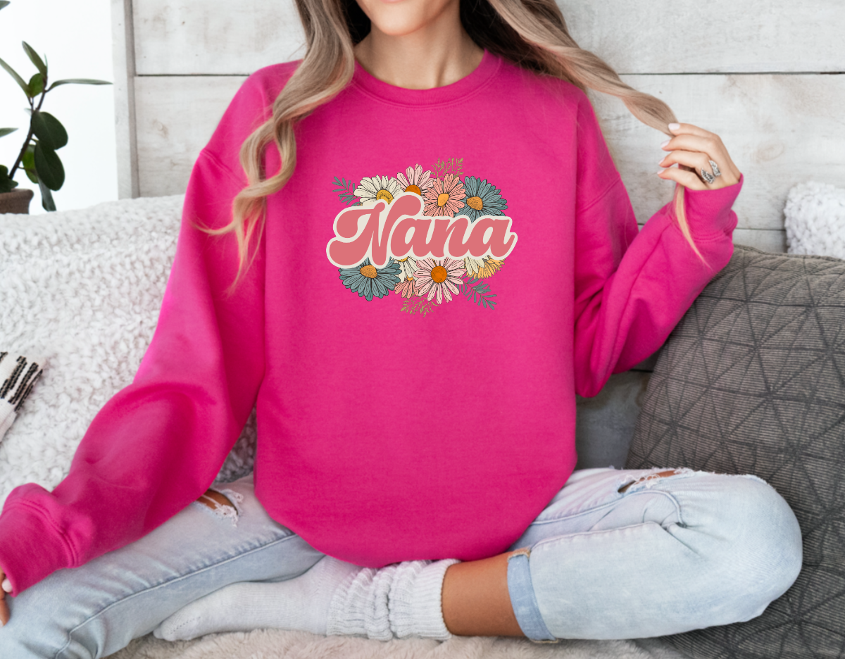 Nana Floral Sweatshirt