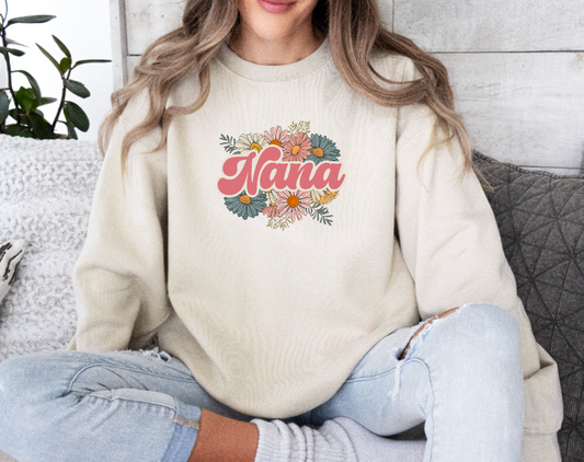 Nana Floral Sweatshirt