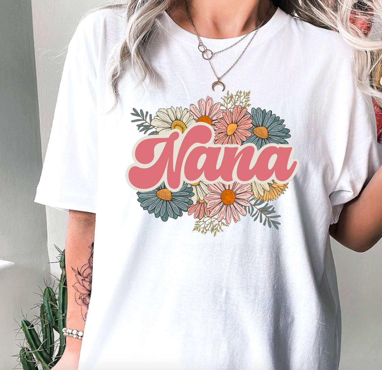 Floral Nana Trendy T-Shirt