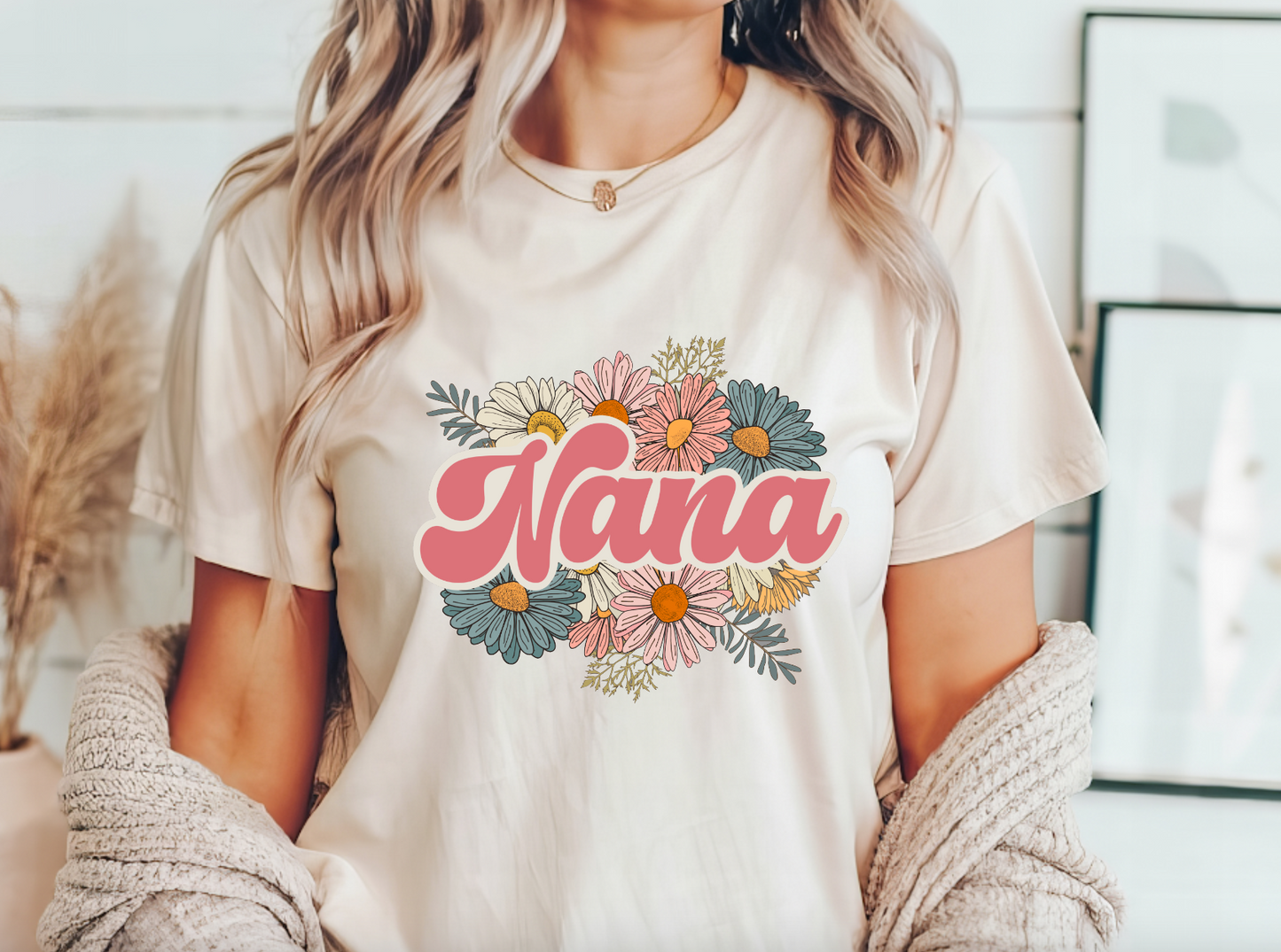 Floral Nana Trendy T-Shirt