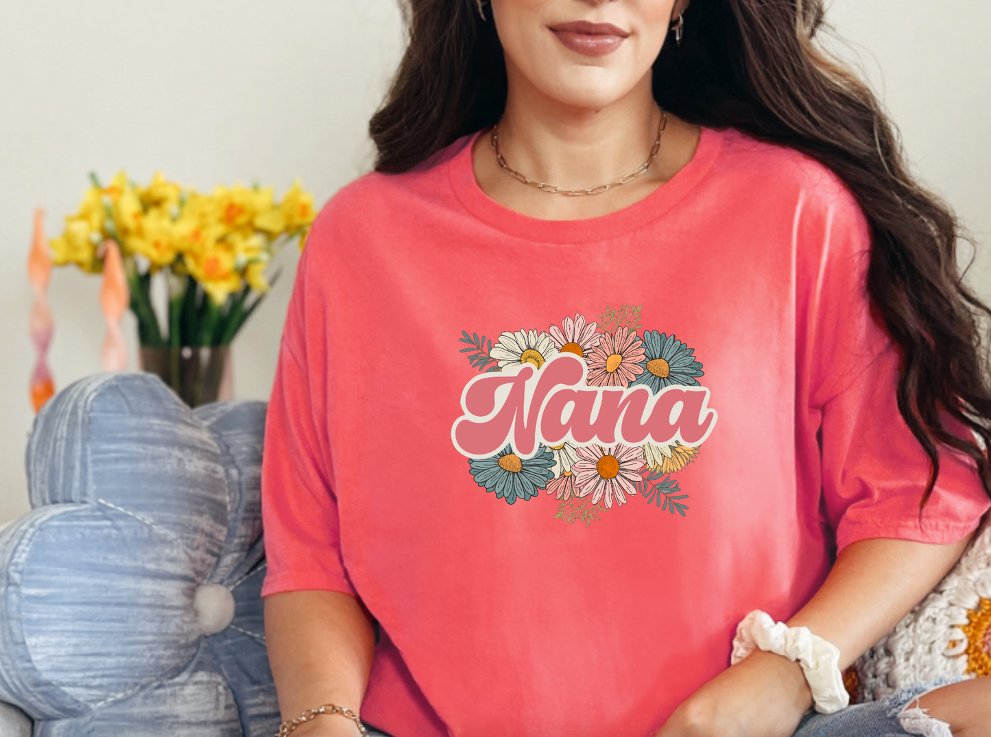 Floral Nana Trendy T-Shirt