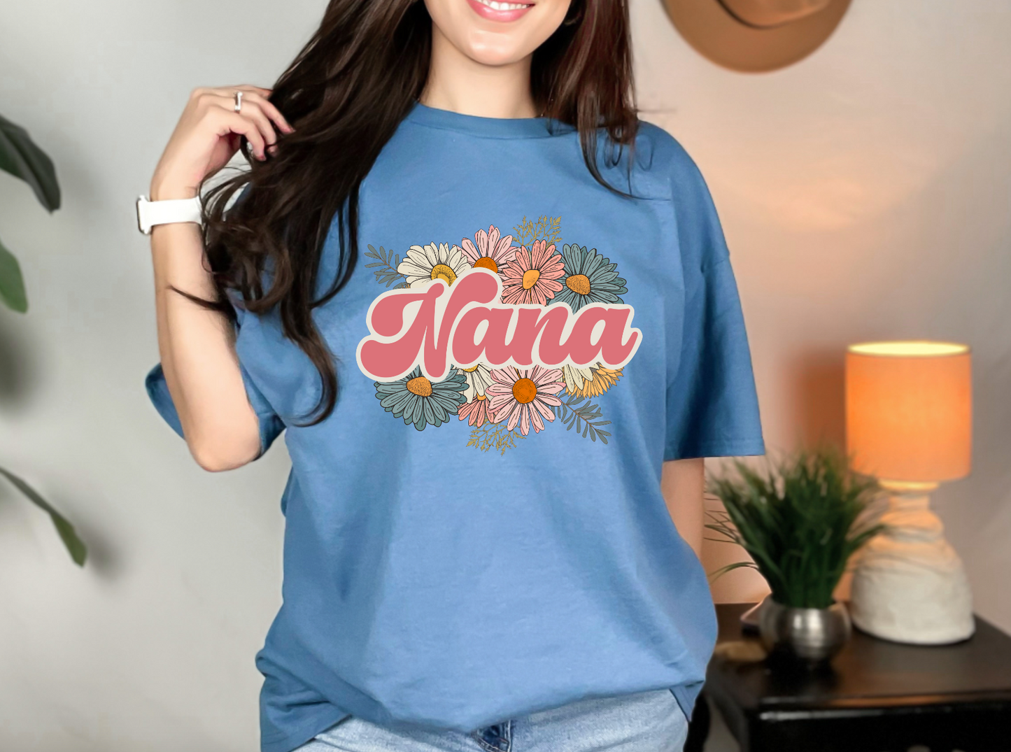 Floral Nana Trendy T-Shirt