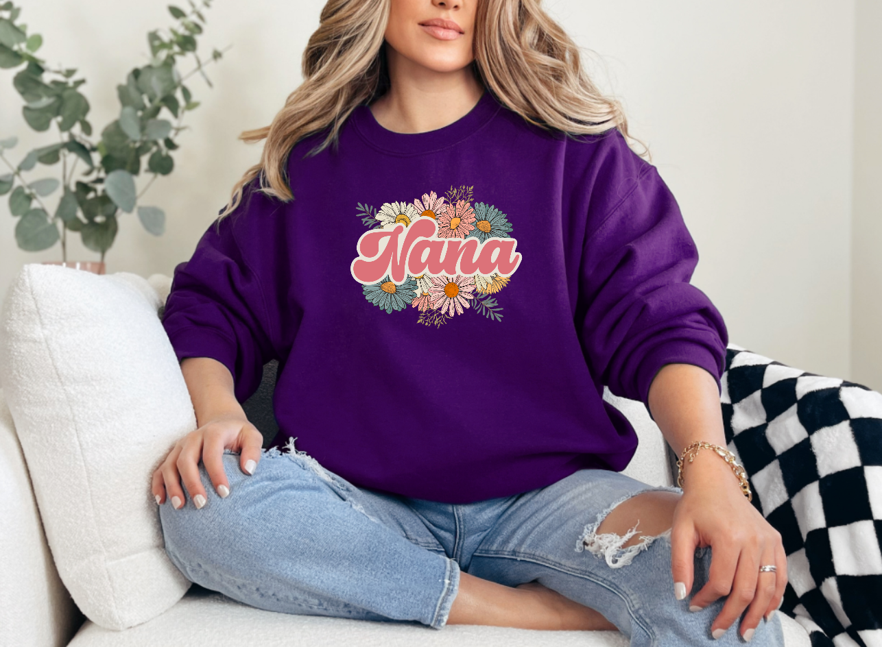 Nana Floral Sweatshirt