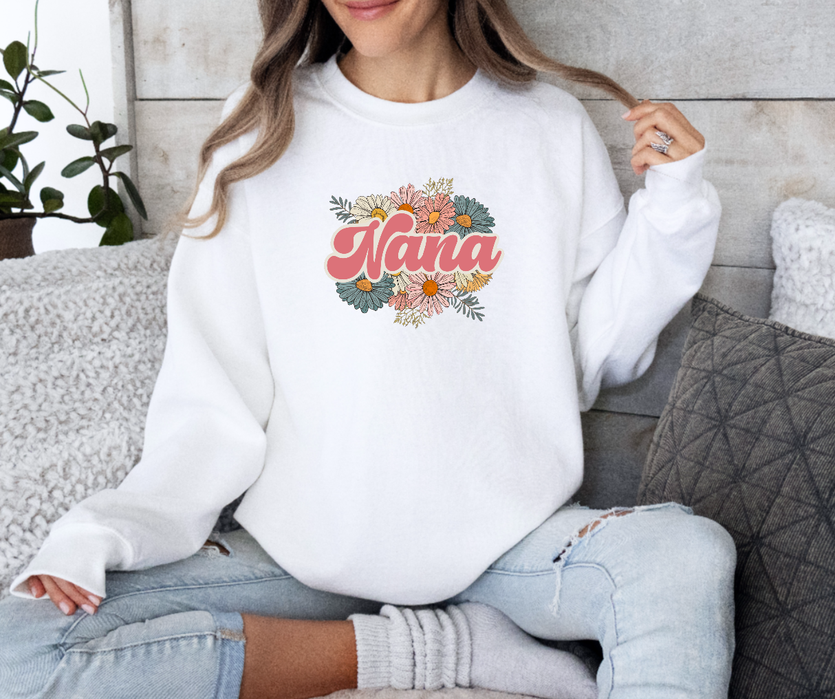 Nana Floral Sweatshirt