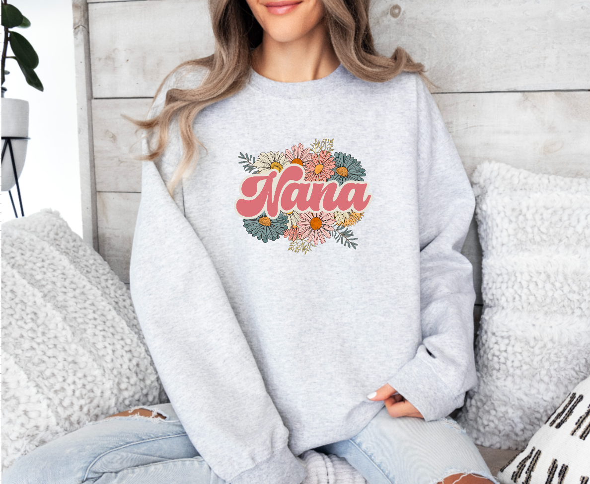 Nana Floral Sweatshirt