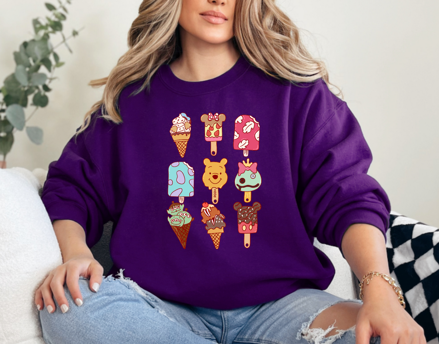 Sweet Like Summertime Trendy Art Graphic Sweatshirt