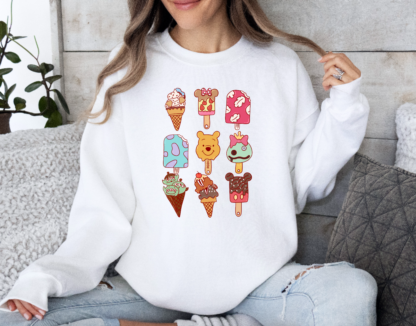 Sweet Like Summertime Trendy Art Graphic Sweatshirt