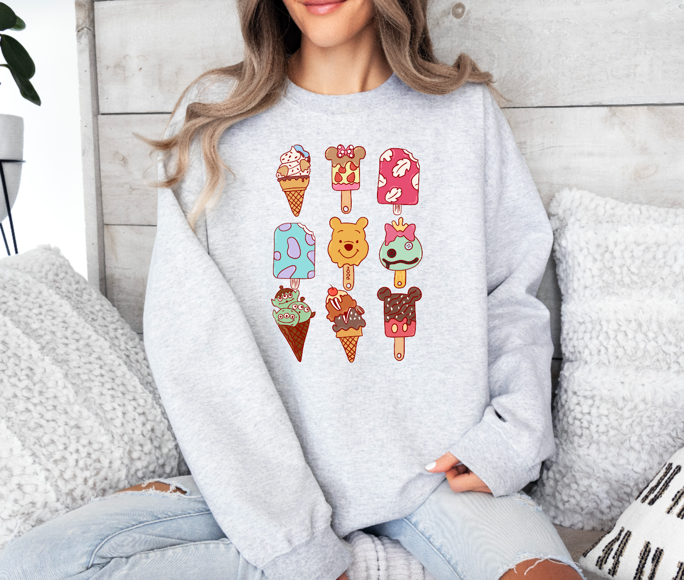 Sweet Like Summertime Trendy Art Graphic Sweatshirt