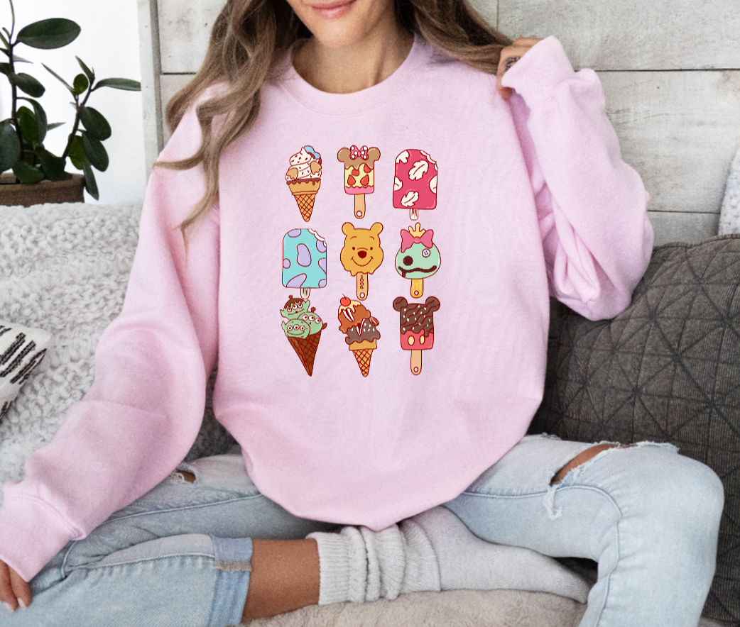 Sweet Like Summertime Trendy Art Graphic Sweatshirt