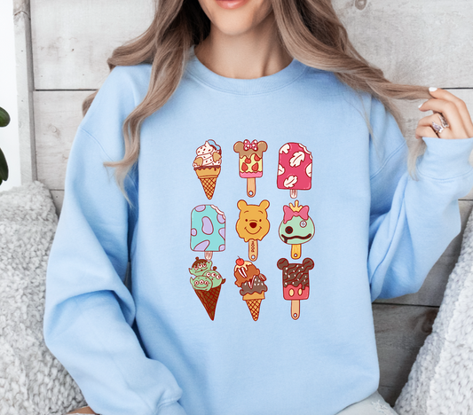 Sweet Like Summertime Trendy Art Graphic Sweatshirt