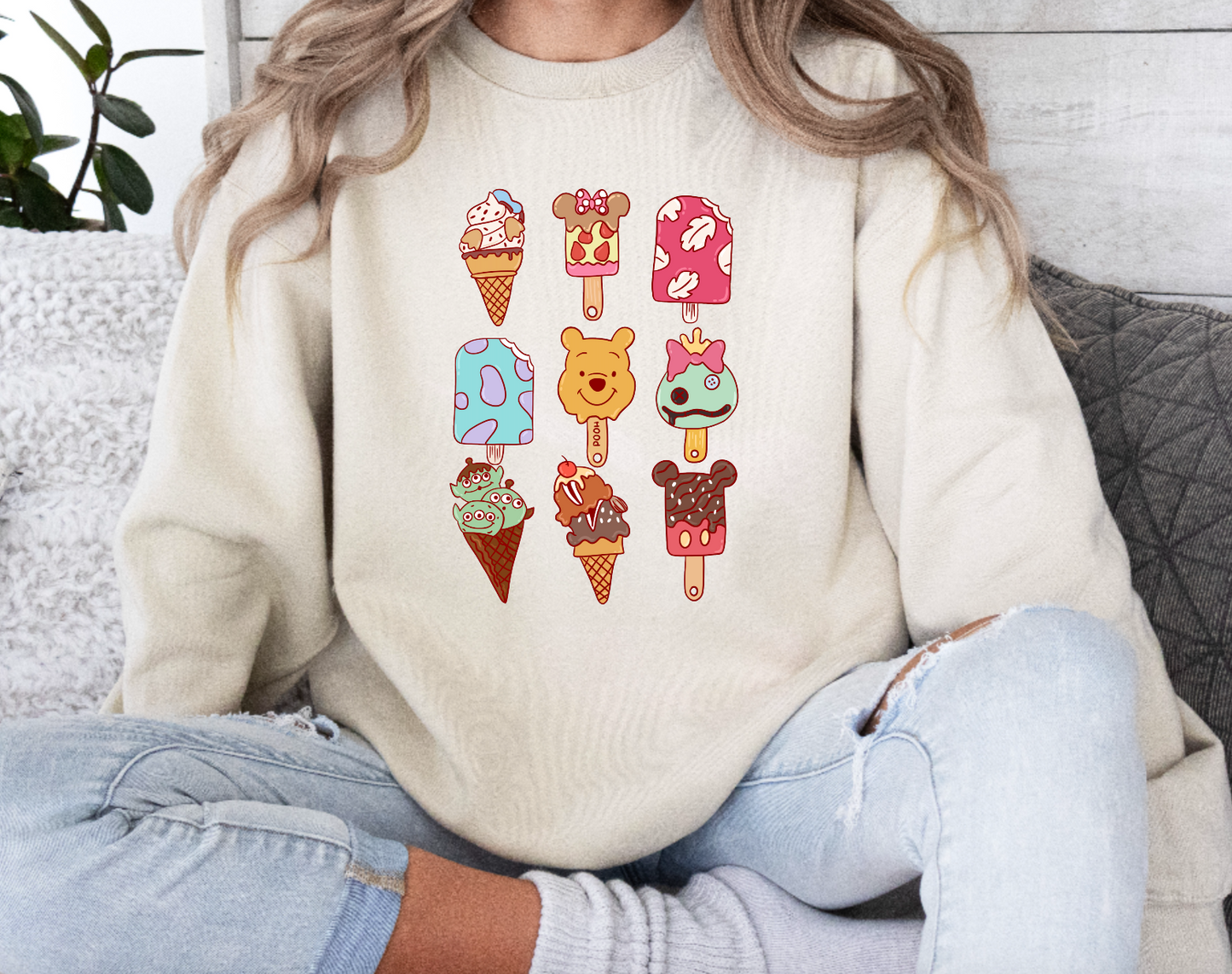 Sweet Like Summertime Trendy Art Graphic Sweatshirt