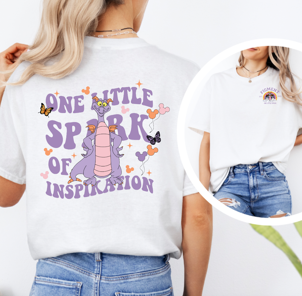 One Little Spark Trendy Graphic T-Shirt