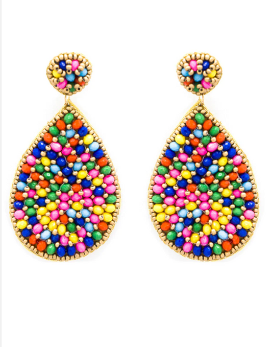 Raining Rainbows Teardrop Earrings