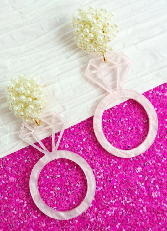 Going To The Chapel Earrings in Blush