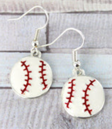 Take Me Out To The Ball Game- Baseball Earrings